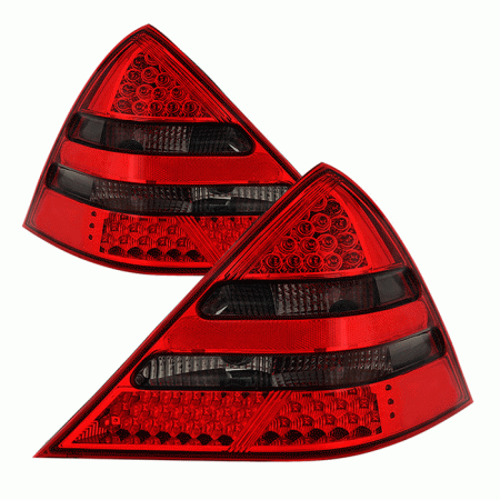 Mercedes  Mercedes-Benz SLK Xtune LED Tail Lights R171 AMG Style - Red Smoked - ALT-JH-MBR17098-LED-RS