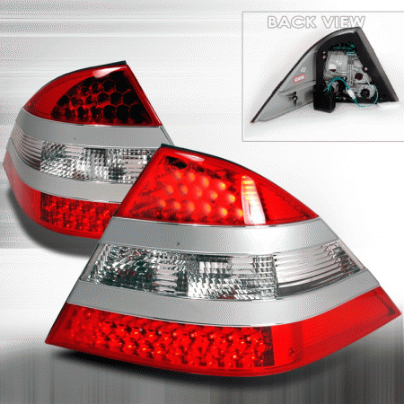 Mercedes  Mercedes-Benz S Class Spec-D LED Taillights - Red - LT-BW220S2RLED-KS