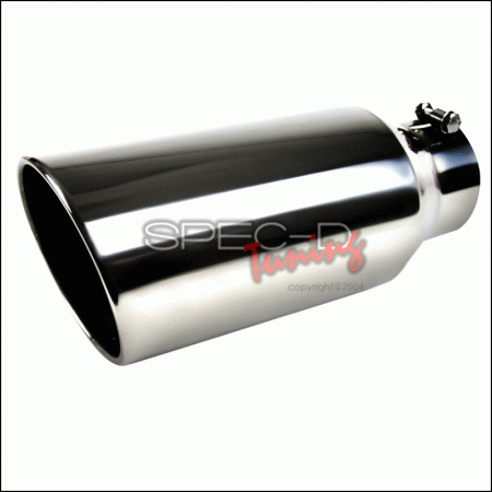 Mercedes  Universal Spec-D Exhaust Tip- 4 Inch Inlet, 6 Inch Outlet - MF-TP0406D-S-TD