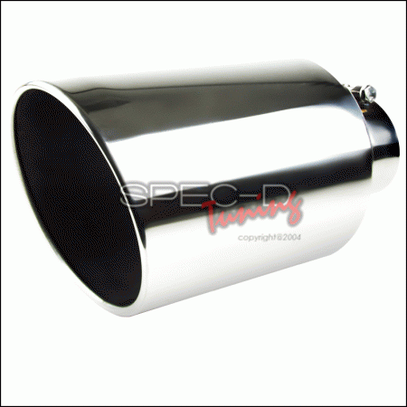Mercedes  Universal Spec-D Exhaust Tip- 4 Inch Inlet, 8 Inch Outlet - MF-TP0408D-S-TD