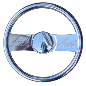 Mercedes  Hot Rod Deluxe Bapyphat Full Wrap Billet Steering Wheel - SW-BABYPHAT-X