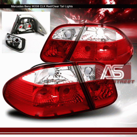 Mercedes  Clear Tail Lights 98-03