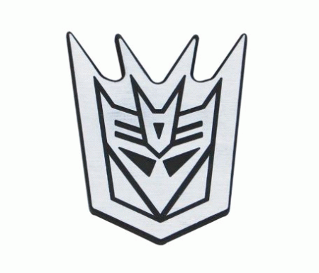 Mercedes  Universal Defenderworx Transformers Decepticon Billet Emblem - 901085